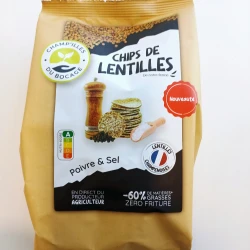 Chips de lentilles Poivre&Sel