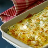 Lasagnes aux poireaux lardons et fromage de chèvre